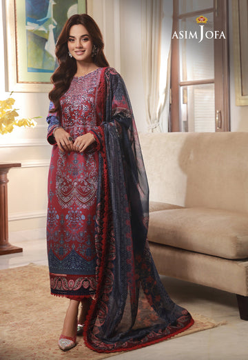 Asim Jofa AJAS-07 (3-Pcs) Asra Intermix Collection Online Shopping